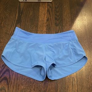 Lululemon Speed Up Shorts 2.5 Blue Nile